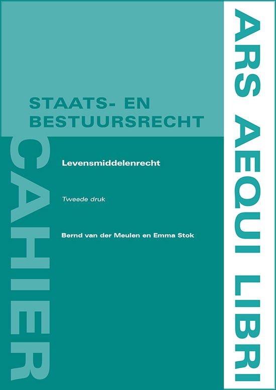 Ars Aequi Cahiers - Privaatrecht - Levensmiddelenrecht - cover