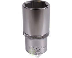 zeskantdop lang 17 mm - 1/2 duims aansluiting - verlengde dop - verleng dop - diepe dop - seneca