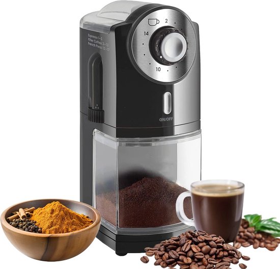 DailySupplies® Coffee Grinder - Koffie Molen - Coffee Machine - Zwart