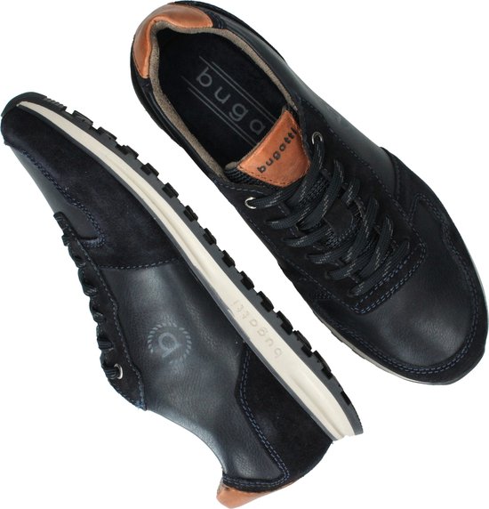 Bugatti Cirino Baskets pour femmes bleu Cuir - Taille 41