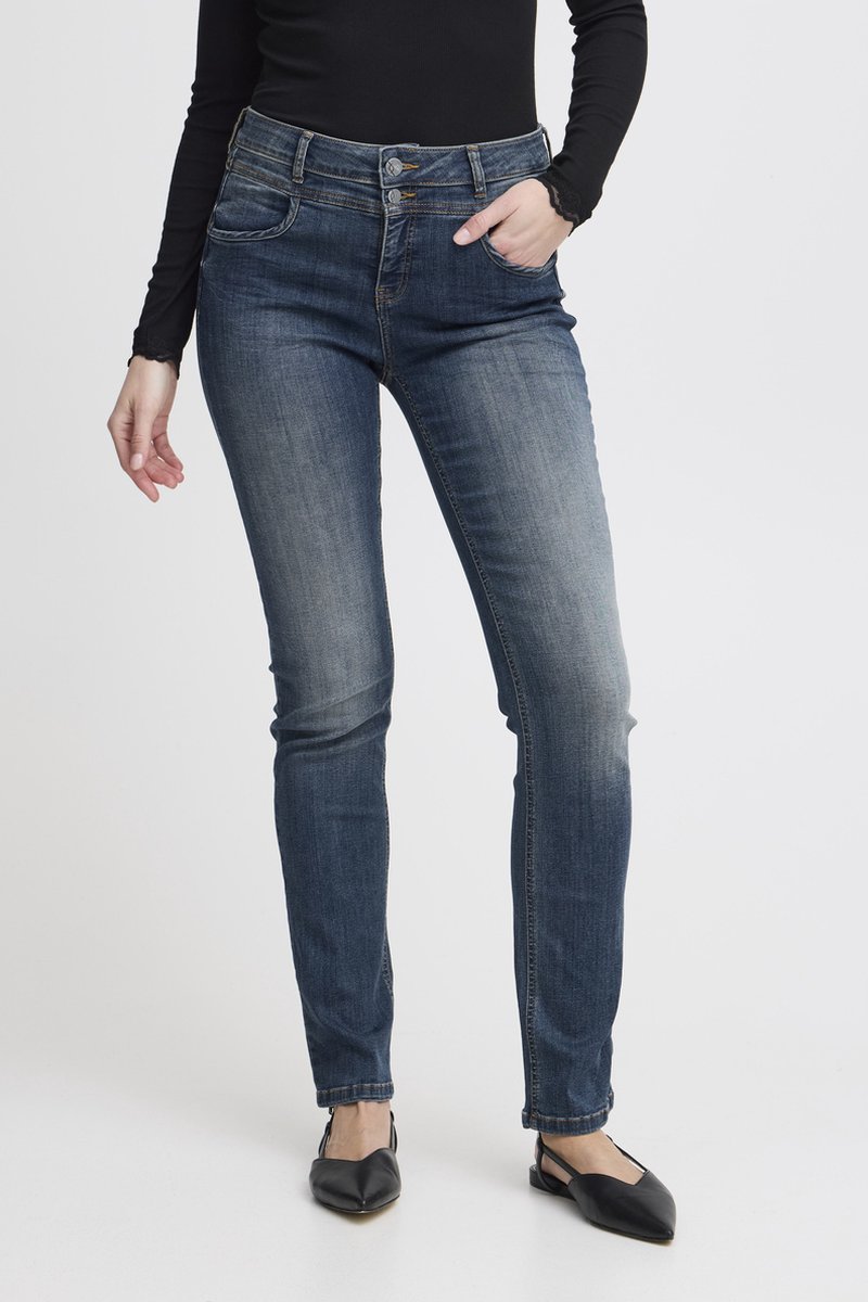 fransa - FRZOMAL 2 JEANS - Dames - Regular fit jeans