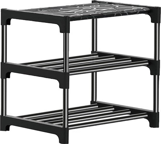 Étagère à chaussures à trois niveaux Selbro ® pour un gain de place intelligent dans n'importe quelle pièce