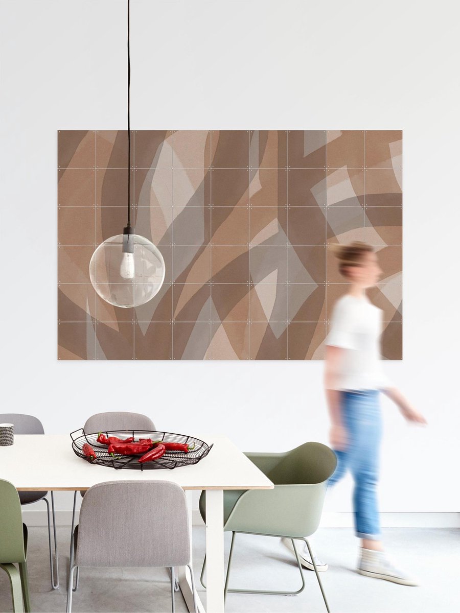 IXXI Neutral Watercolor No. 4, Dina Dankers & Various - 80 x 60 cm - Gratis ophangtool - Grote wanddecoratie en posters - Minimalisme, Abstract