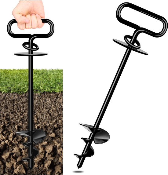 Selbro ® Veilig Grondanker voor Grote Honden tot 100 kg, Ideaal voor Diverse Buitenoppervlakken