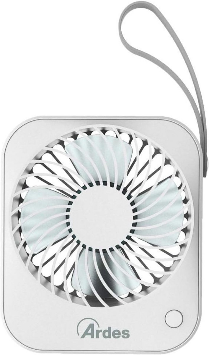 Mini Draagbare Ventilator met USB-aansluiting en Verstelbare Helling – Stille Tafelventilator met 4 Vleugels, 10 cm Diameter