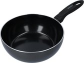 Bol.com Brabantia New Essentials Non-stick Wokpan 20 cm - Anti-aanbak - Zwart aanbieding