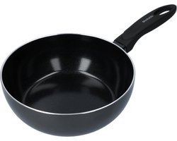 Brabantia New Essentials Non-stick Wokpan 20 cm - Anti-aanbak - Zwart