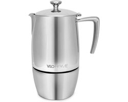 Espresso Koffiezetapparaat Moka Pot - 10 kopjes 500ml RVS Inductie Kookplaat - Vaatwasmachinebestendig - Italiaanse Stijl Caffe Machine