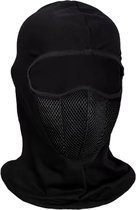 *** Balaclava, Helmmuts, Bivakmuts, skimask en gezichtsbescherming in één - Verkrijgbaar in zwart - van Hebler ***