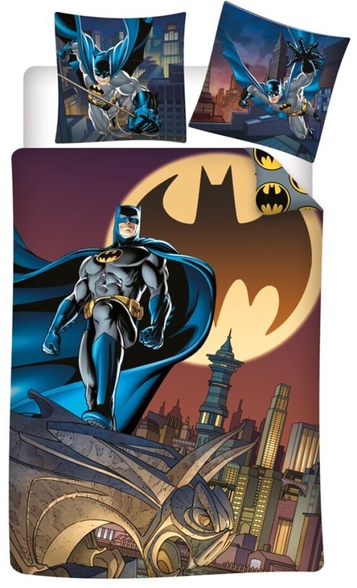 Batman Dekbedovertrek City 140 x 200 cm - Polykatoen
