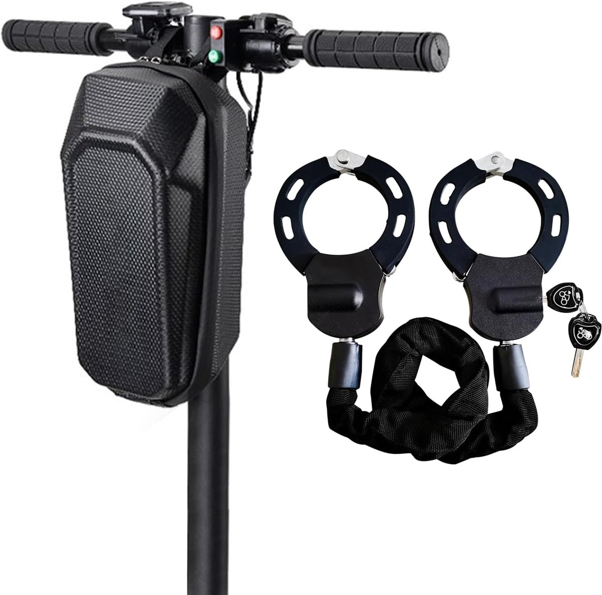 Veilig E-scooterslot met Waterdichte Tas - Handboeislot voor Fiets, Scooter en Segway