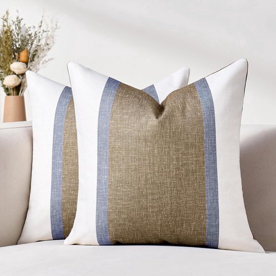 OTPIPCS Kussen invoegen 40 x 40 cm Set van 4 donzen alternatieve 16 x 16 inkeping sierkussen inzetstukken klein pluizig decoratief kussen witte vierkante kussens vulling voor woonkamer bank bed sofa