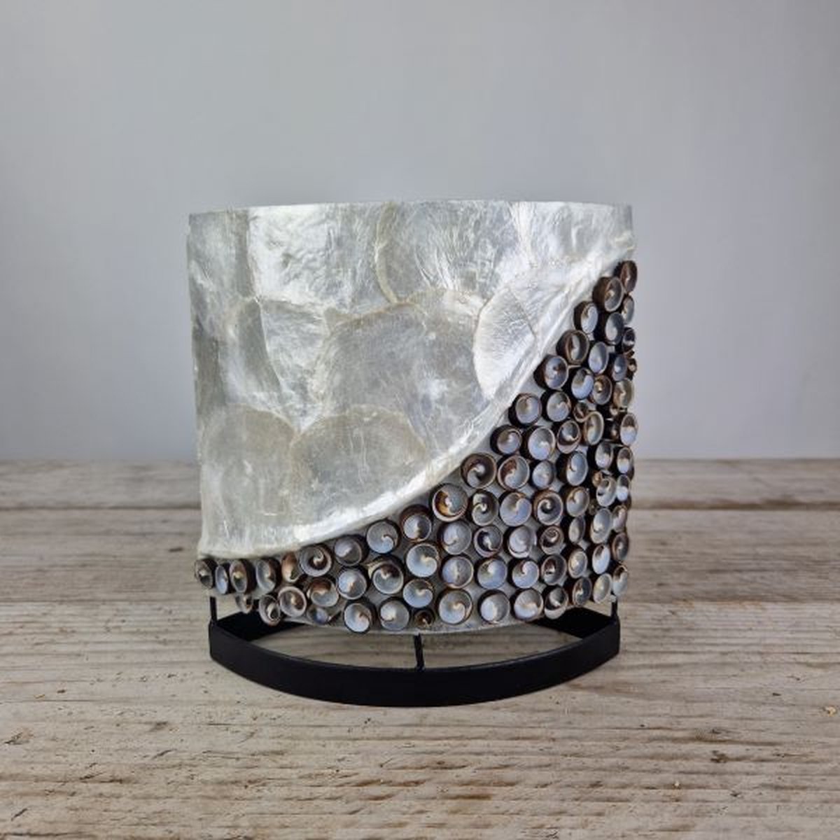 MigoStyling - Tafellamp - Slaapkamer - Woonkamer - E27 - Nachtkast lampje - Ovaal - Bedlamp - Antraciet