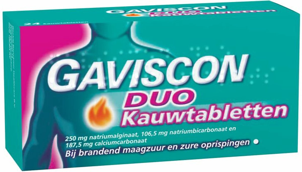 Goedkoopste Gaviscon Duo Kauwtabletten - 3 x 48 tabletten