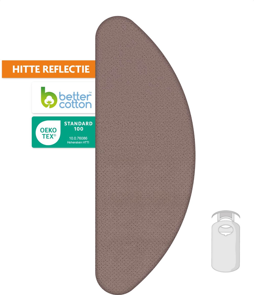 Goedkoopste LaundrySpecialist Strijkplankhoes - Hitte reflecterend - Banaanmodel - Strijkplankovertrek - Strijkhoes - Stoomdoorlatend