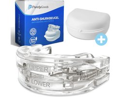 PurelyGoods® Snurkbeugel Max - Anti Snurk Beugel - Verstelbaar - Voor Mannen en Vrouwen
