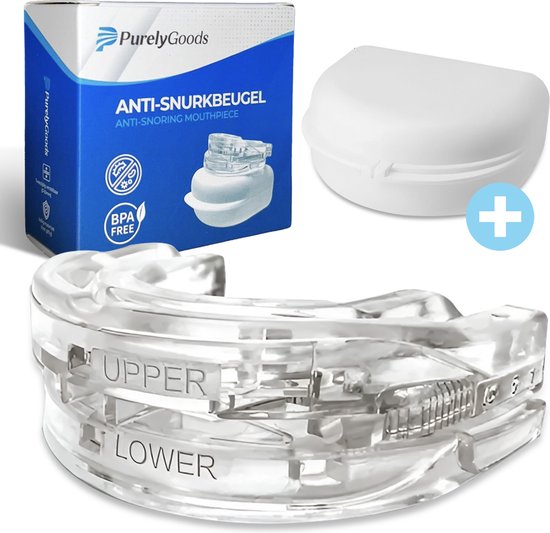 PurelyGoods® Snurkbeugel Max - Anti Snurk Beugel - Verstelbaar - Voor Mannen en Vrouwen