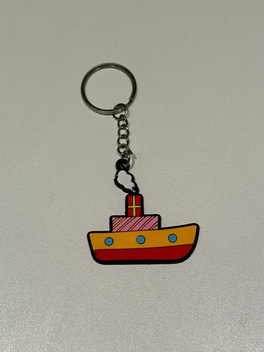Sinterklaas sleutelhanger - sleutelhanger kinderen - Sinterklaas decoratie - sinterklaas cadeautjes - 1 Stuks - Stoomboot
