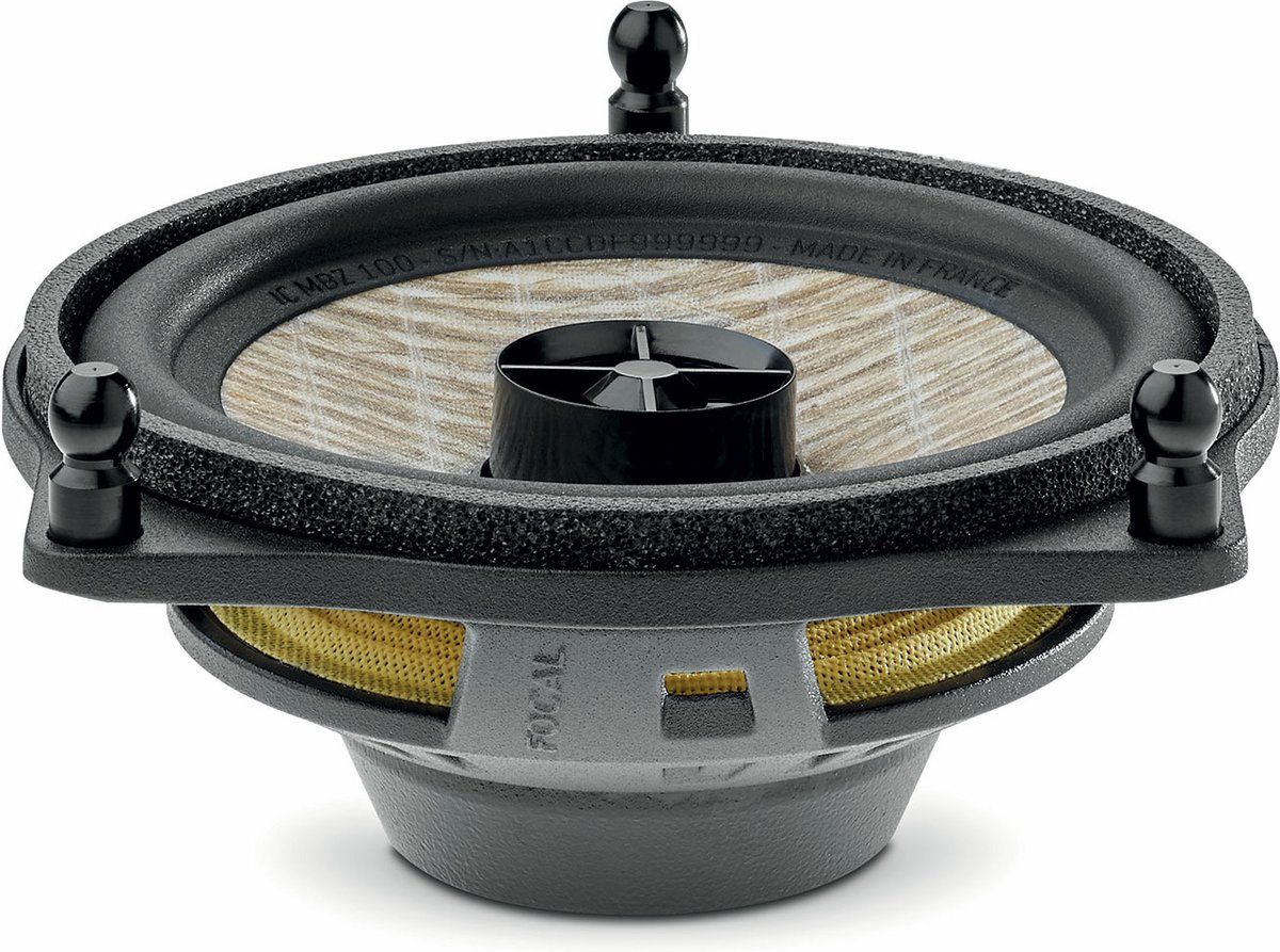 Focal IC MBZ 100 - Autospeaker - Inside serie - Mercedes Benz pasklare speakers - 10cm 2 weg - coaxiale luidspreker set - Flax conus – foto 2