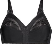 Hunkemöller Dames Lingerie Niet-voorgevormde bh zonder beugel Sara - Zwart - maat D100