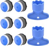 Clé Pour Filtre De Robinet – 4 Tailles Intégrées (M16,5 à M24) – Plastique Bleu