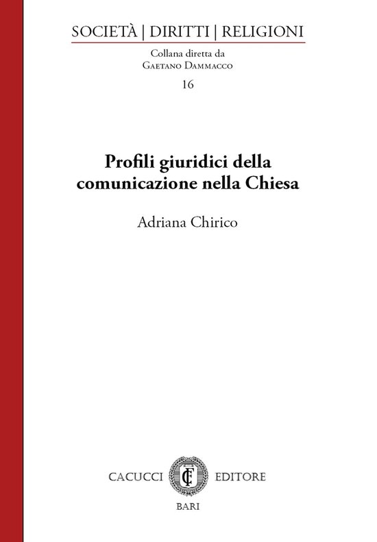 Profili Giuridici della comunicazione nella Chiesa - cover