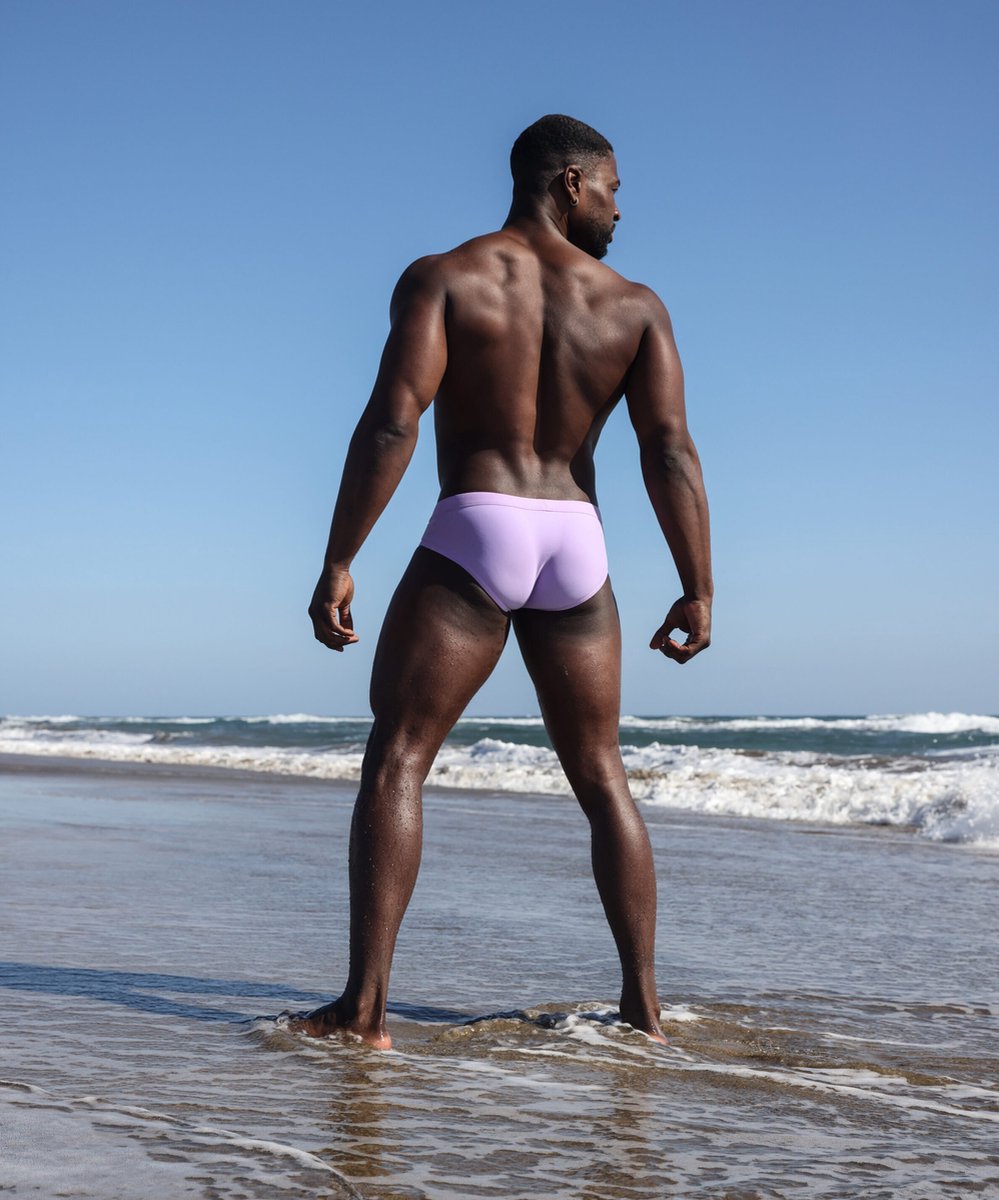 SUKREW Torrent Swim Brief Blueberry Milkshake - Heren Zwemslip - Zwem Slip voor Man - Mannen Brief — afbeelding 8
