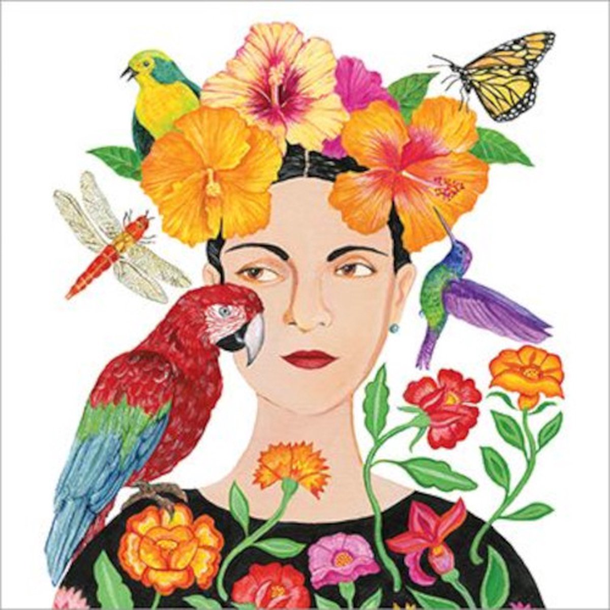 PPD - lunch servetten - La Dolorosa - Frida Kahlo