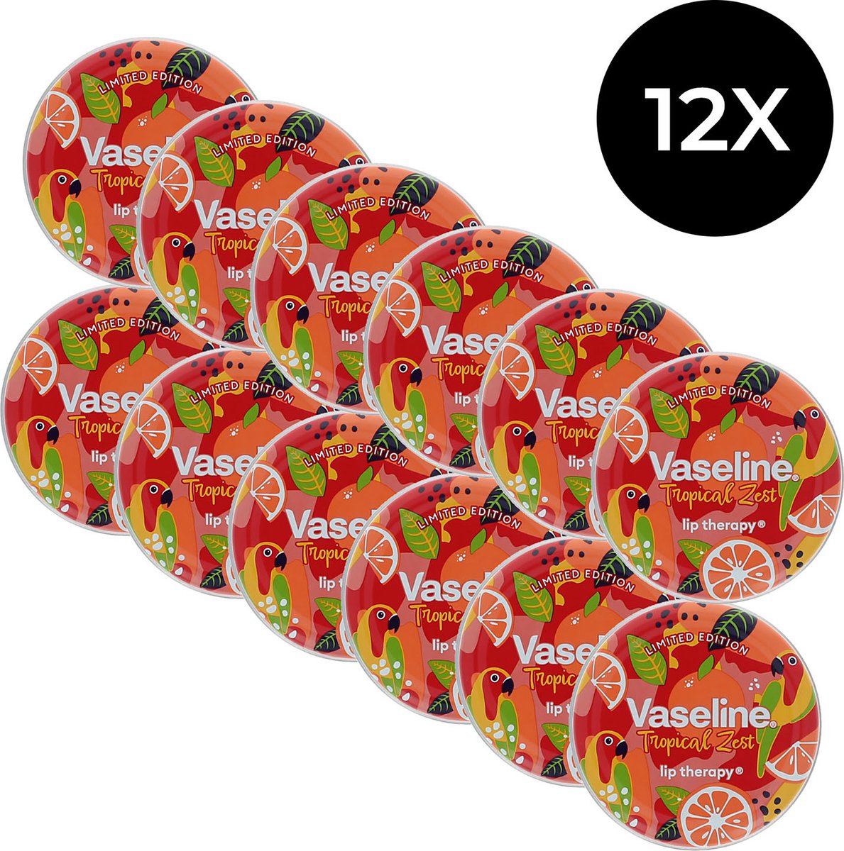 Goedkoopste Vaseline Lip Therapy Lippenbalsem - Tropical Zest (limited edition