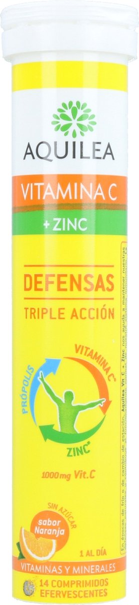 Food Supplement Aquilea Vitamin C Zinc 14 Units