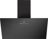 Bol.com ETNA AD781ZT - Diagonale schouwkap Mat zwart 80cm Energielabel A+ LED spots Glazen front 4 standen incl. boost aanbieding