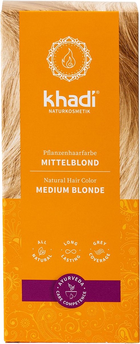 Khadi Haarkleuring Medium Blond 100 gram