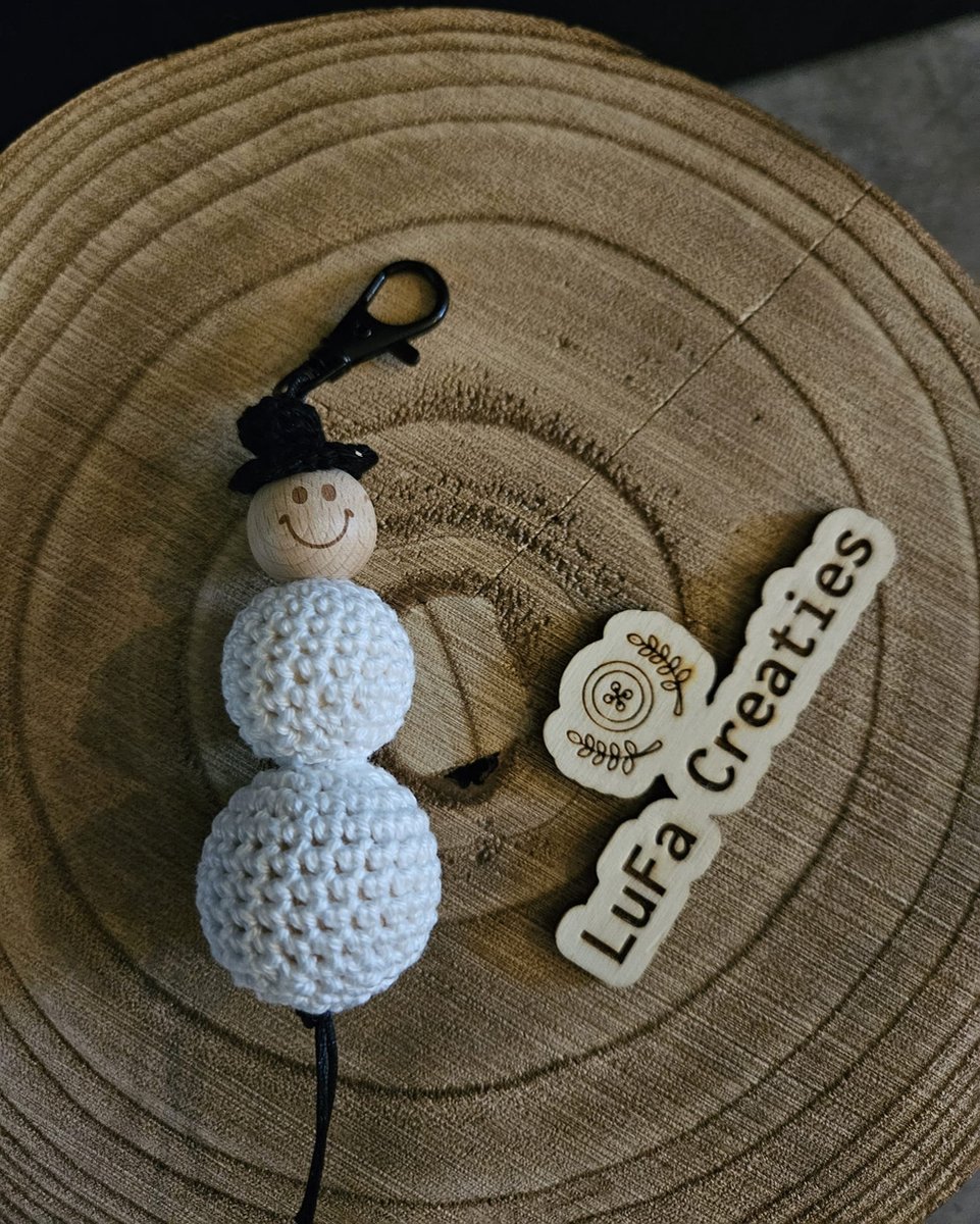 Sleutelhanger Gelukspoppetje Sneeuwpop