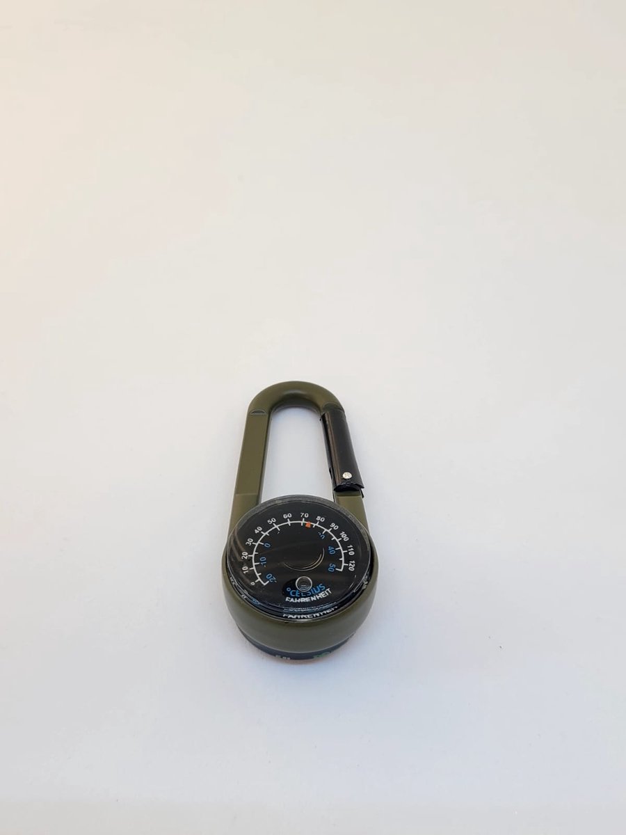 Jumada's - Multifunctioneel kompas - thermometer en karabijnhaak