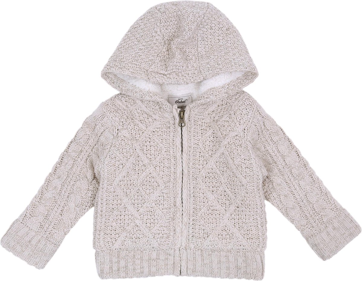 Warme, beige trui