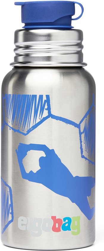 Geïsoleerde Roestvrij Stalen Drinkfles 750ml met Rietje - BPA-Vrij en