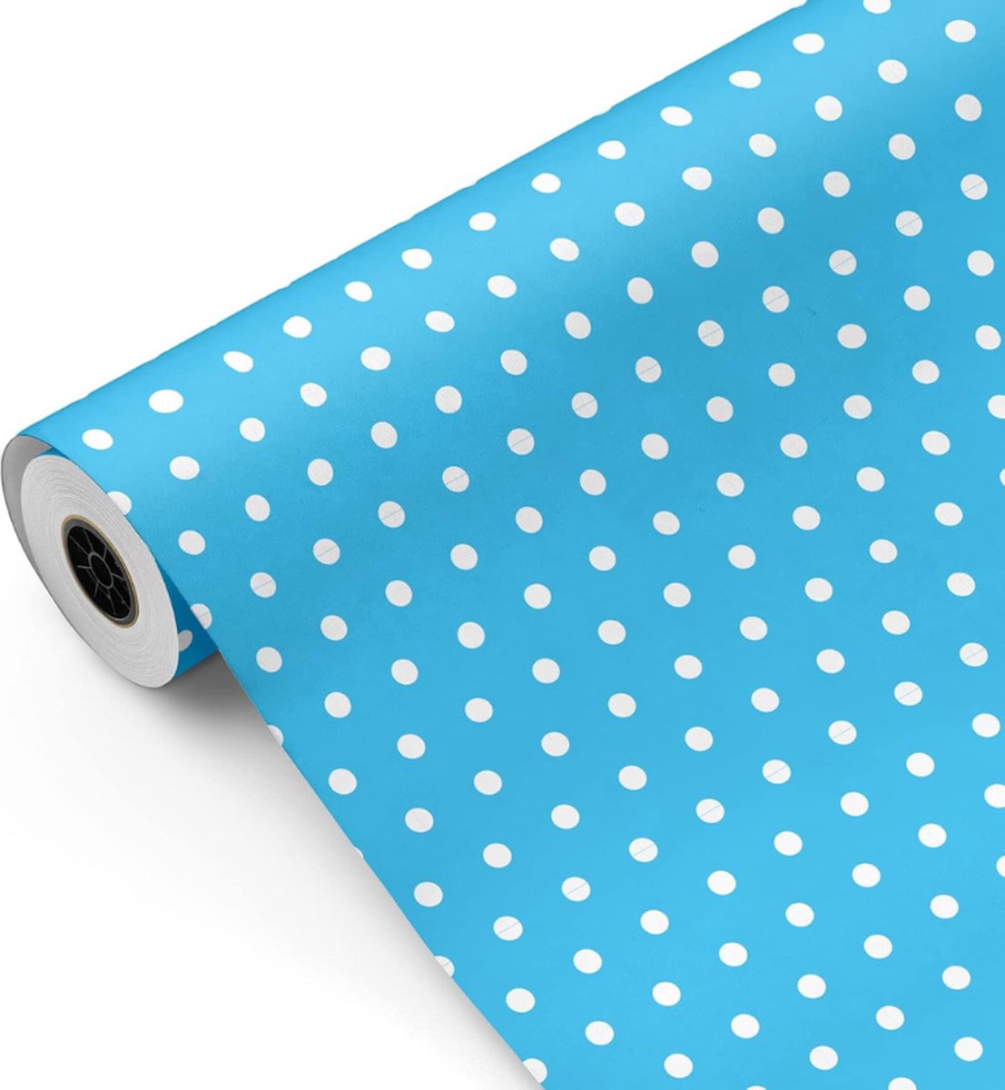 PAW Papier Cadeau 200x70cm - Lot De 5 Rouleaux Motifs Noir Et Blanc - Emballage Élégant Et Festif