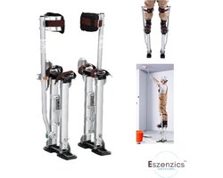 Eszenzics™ Werk stelten Pro - Lichtgewicht stelten - Extra hoog 92-127cm - Stabiele houding - Antislip - Onbreekbaar - Roestvrij - Tot 103kg - Afbouw - Schilder - Stucadoor - Theater