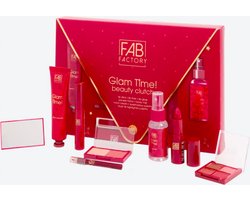 FAB Factory Glam Time Beauty Clutch - 8 Make-Up producten - Kerstcadeau