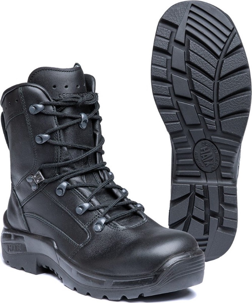Haix HHOO S3 Combat boots hoog vibram zool Zwart