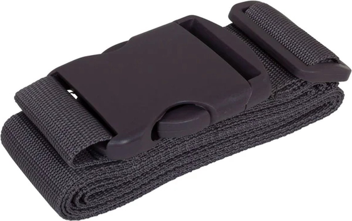 Bagageriem – Koffer band – Kofferband – Kofferriem - 100 tot 190 cm - Grijs
