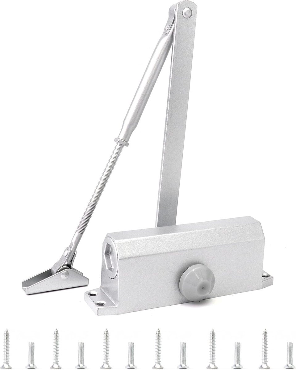 Automatische Deurdranger met Vergrendelfunctie voor Binnen- en Buitendeuren van 40-60 kg