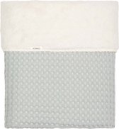 Koeka ledikantdeken wafel/teddy Oslo ocean air 100x150