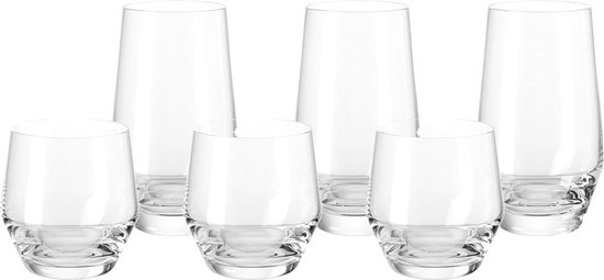 Leonardo 014790 Puccini Set de 6 Verres Bordeaux Verre Transparent