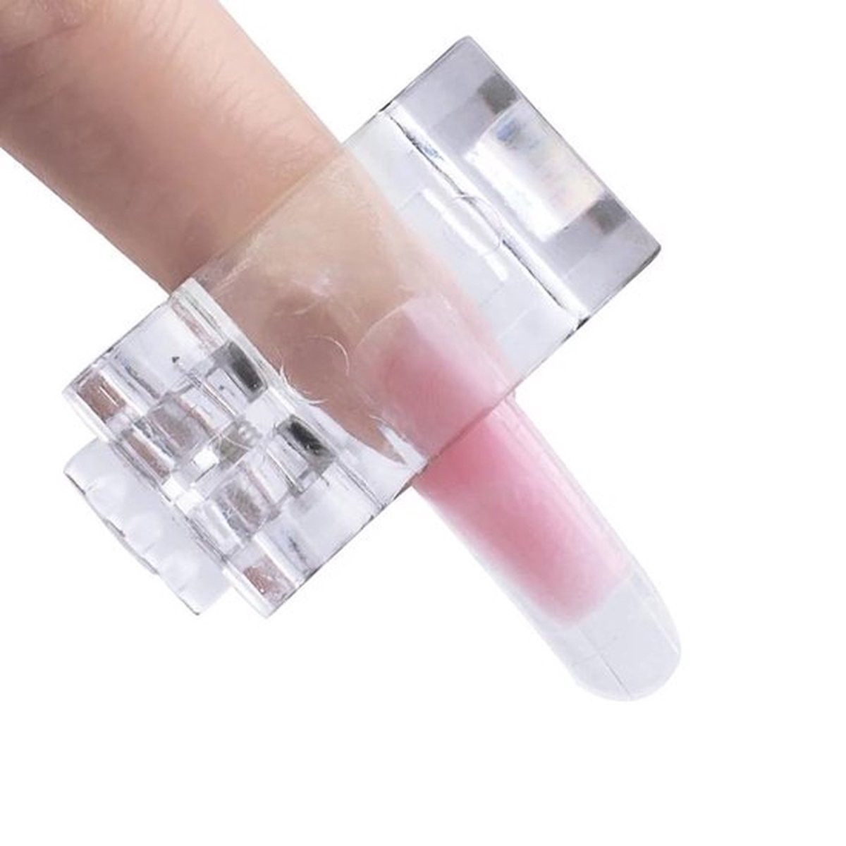 Goedkoopste Polygel klem - Dual Form Klem - Nagelklem - 10 STUKS -Nagel Clip Voor Het Ondersteunen Van Siliconen Nagel Tips Transparant