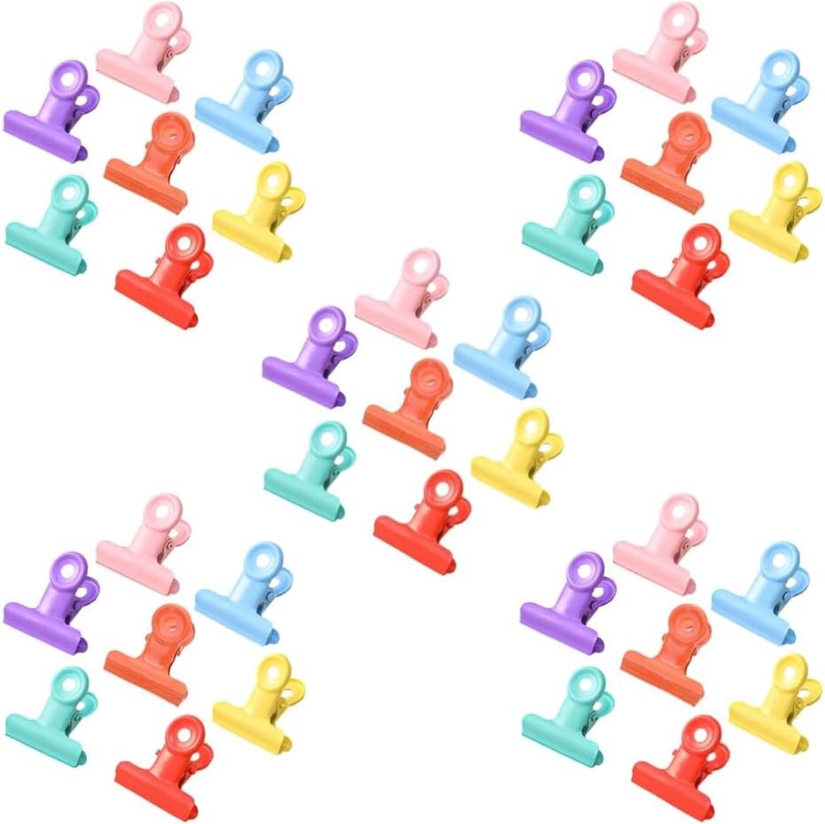 Goedkoopste Inovra ® Veelzijdige Mini Metalen Klemmen in Vrolijke Kleuren voor Diverse Toepassingen in Huis en Kantoor