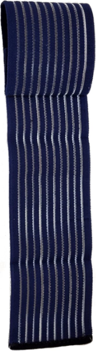 New Age Devi - 2x Sport Polsbandage - Blauw - Pols bescherming Zwachtel Polsband met klitteband