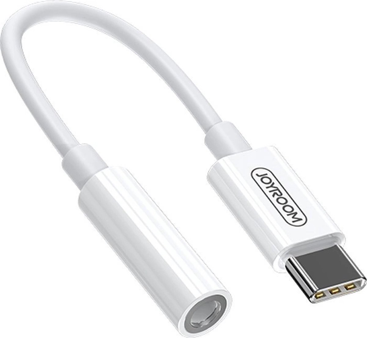 Joyroom USB-C naar Audio Jack 3.5mm kabel - Wit