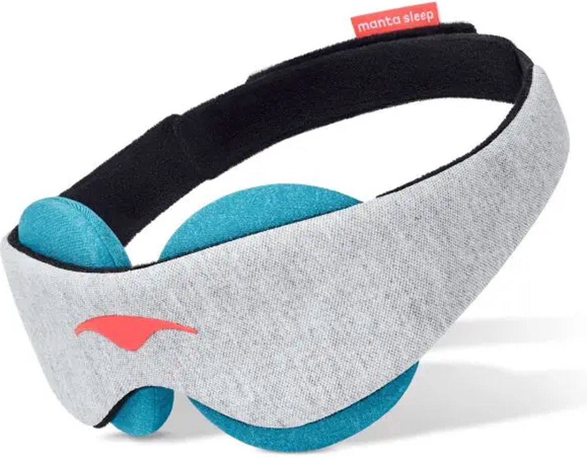 Manta COOL Mask - Ervaar revitaliserende koudetherapie - Verhelpt irriterende ogen/druk op ogen/oogvermoeidheid/stress/hoofdpijn - Binnen enkele minuten resultaat - Uiterst effectief - Natuurlijke hydratatie - Zachte en fijne materialen
