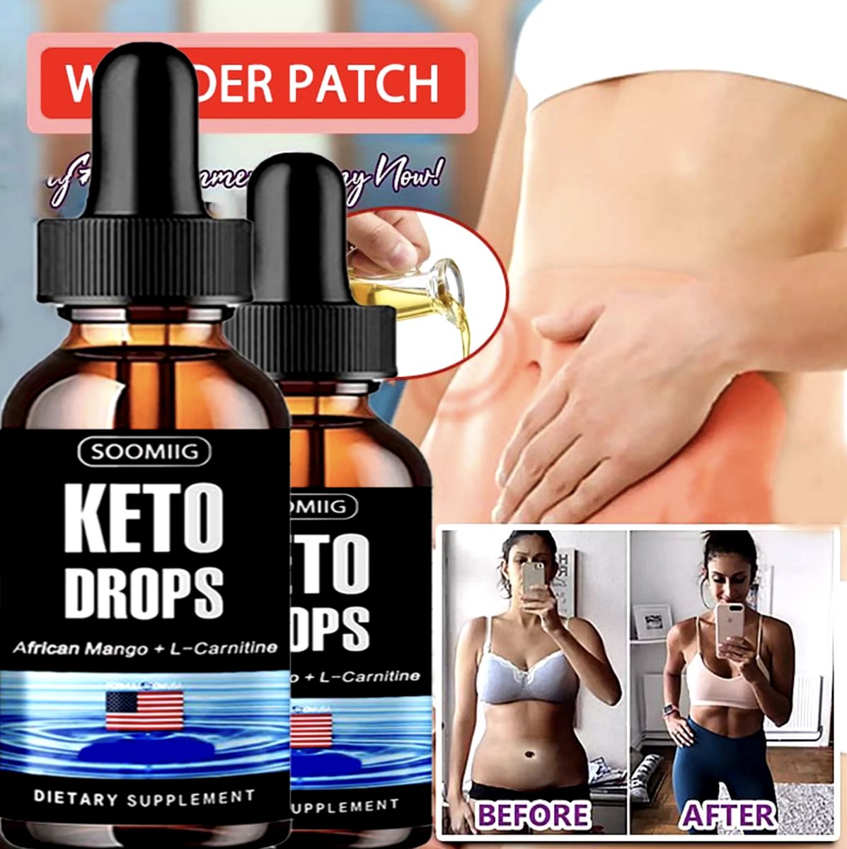 Goedkoopste Keto Druppels / Afvallen met Keto / Keto Druppels Voor Vetverbranding / Afvallen